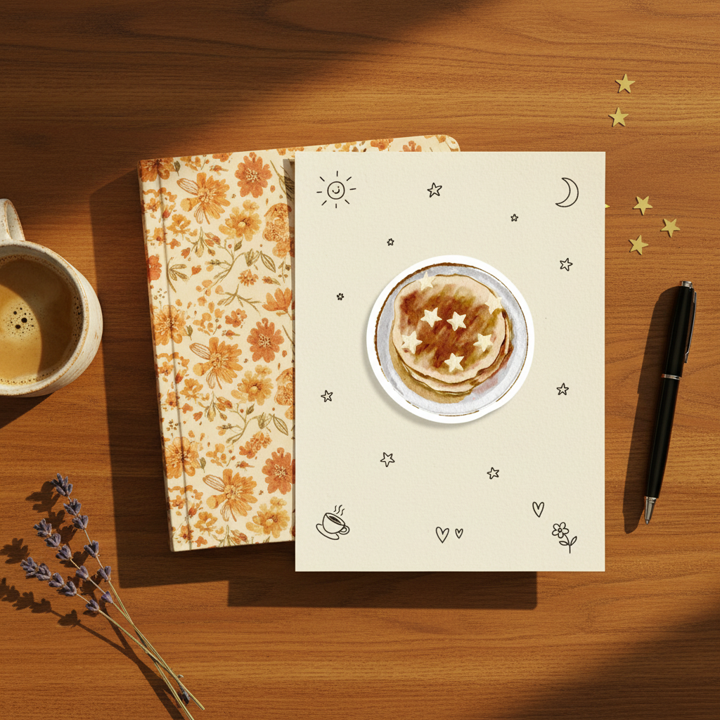 Sticker Pancakes - Doodles éparpillés